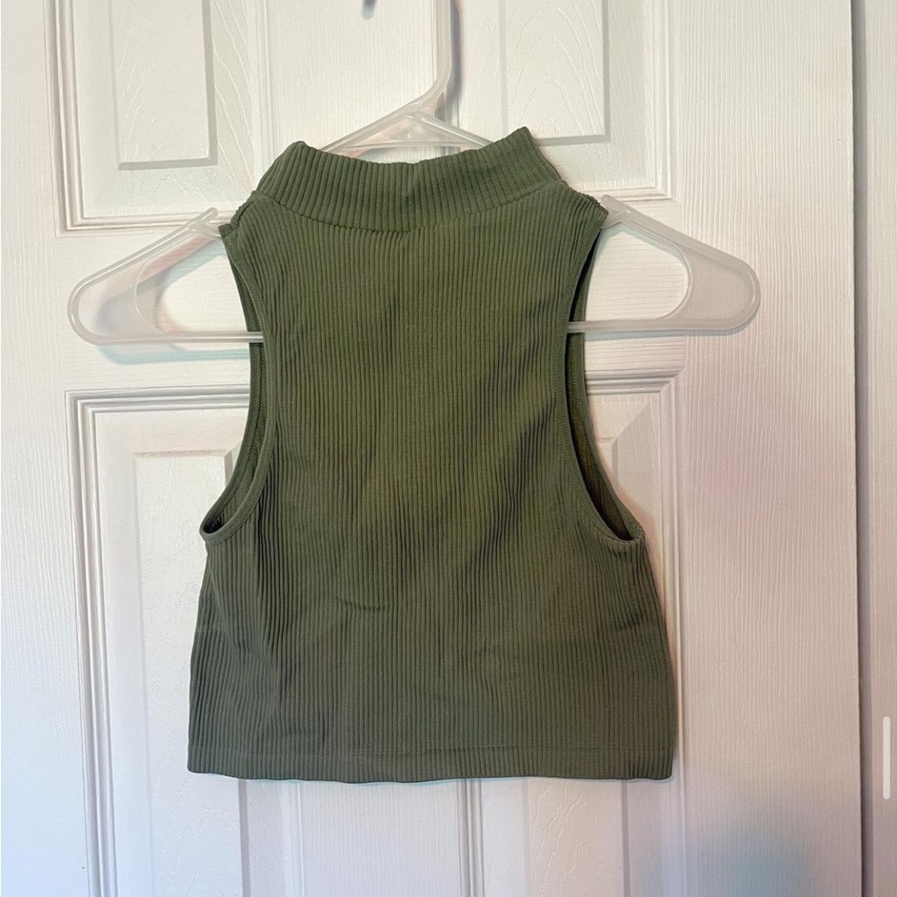 Zara mock neck tank